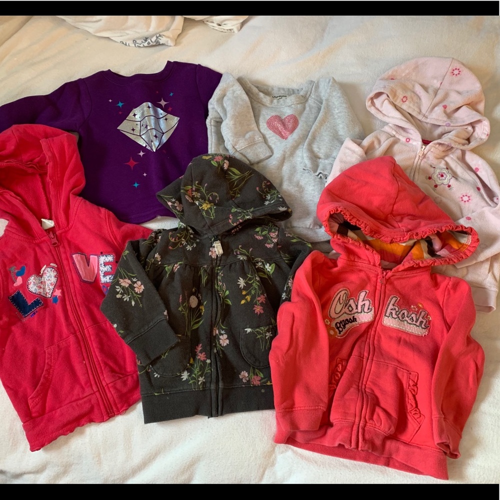 Bundle of 6 Sweatshirts Size 18 Month